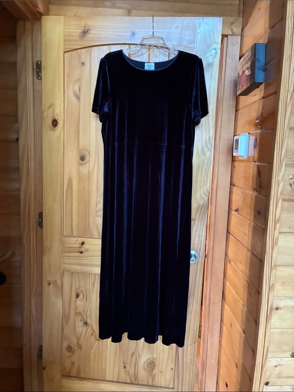 Laura Ashley velvet maxi midi dress